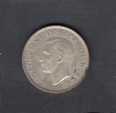 Beschrijving: 2 Shilling GEORGIUS VI 